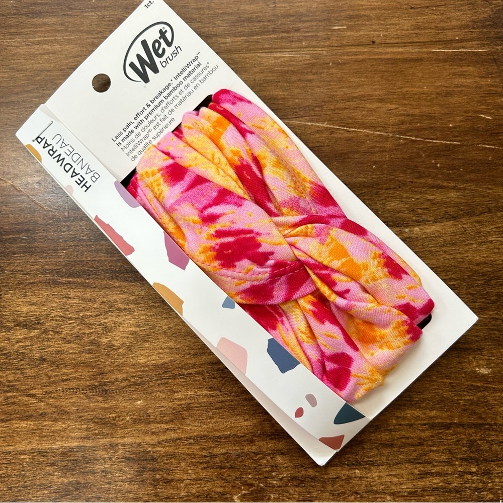4/$15 One Wet Brush Pink and Yellow Headband